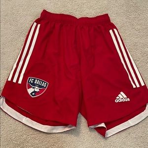 Mens small FC Dallas game shorts